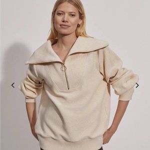 Varley Vine Pullover in Oatmeal size Large